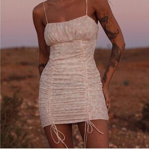 Princess Polly Blush Floral Mini Dress